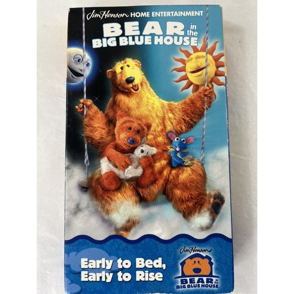 Bear Big Blue House VHS Early to Bed Early to Rise Contains 2 Shows - Picture 1 of 9
